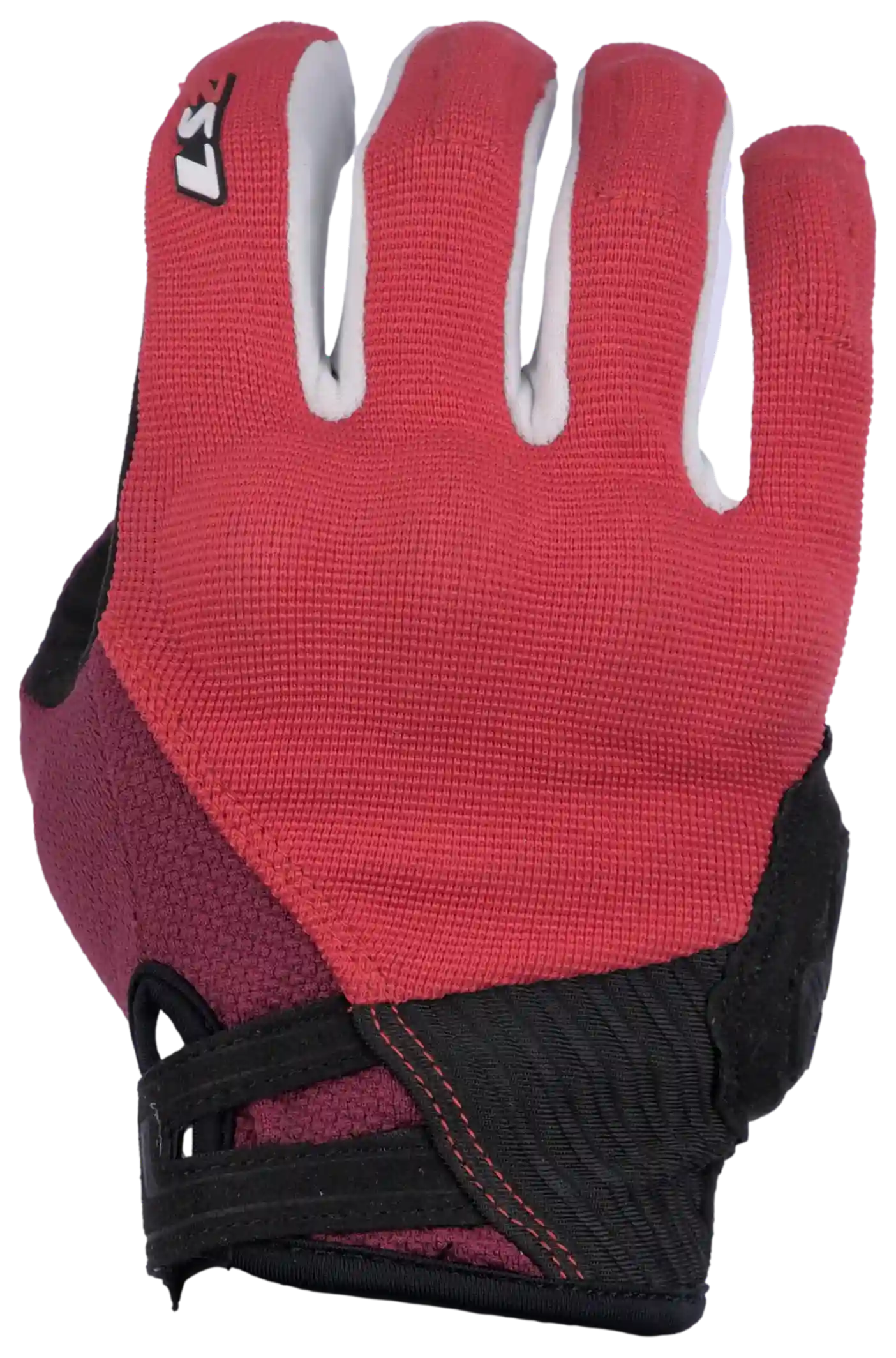 GUANTES LS2 MUJER DART 2 NEGRO/ROJOS/GRIS